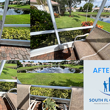 Screen-porch-lanai-pressure-cleaning-project-in-Bellaggio-Lake-Worth-Florida-33467 0